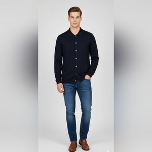 $198 The Men's Store at Bloomingdale's Merino Wool Cardigan Button Front